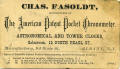Fasoldt Trade Card