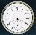 Off center chronometer dial with signature Albany patent chronometer